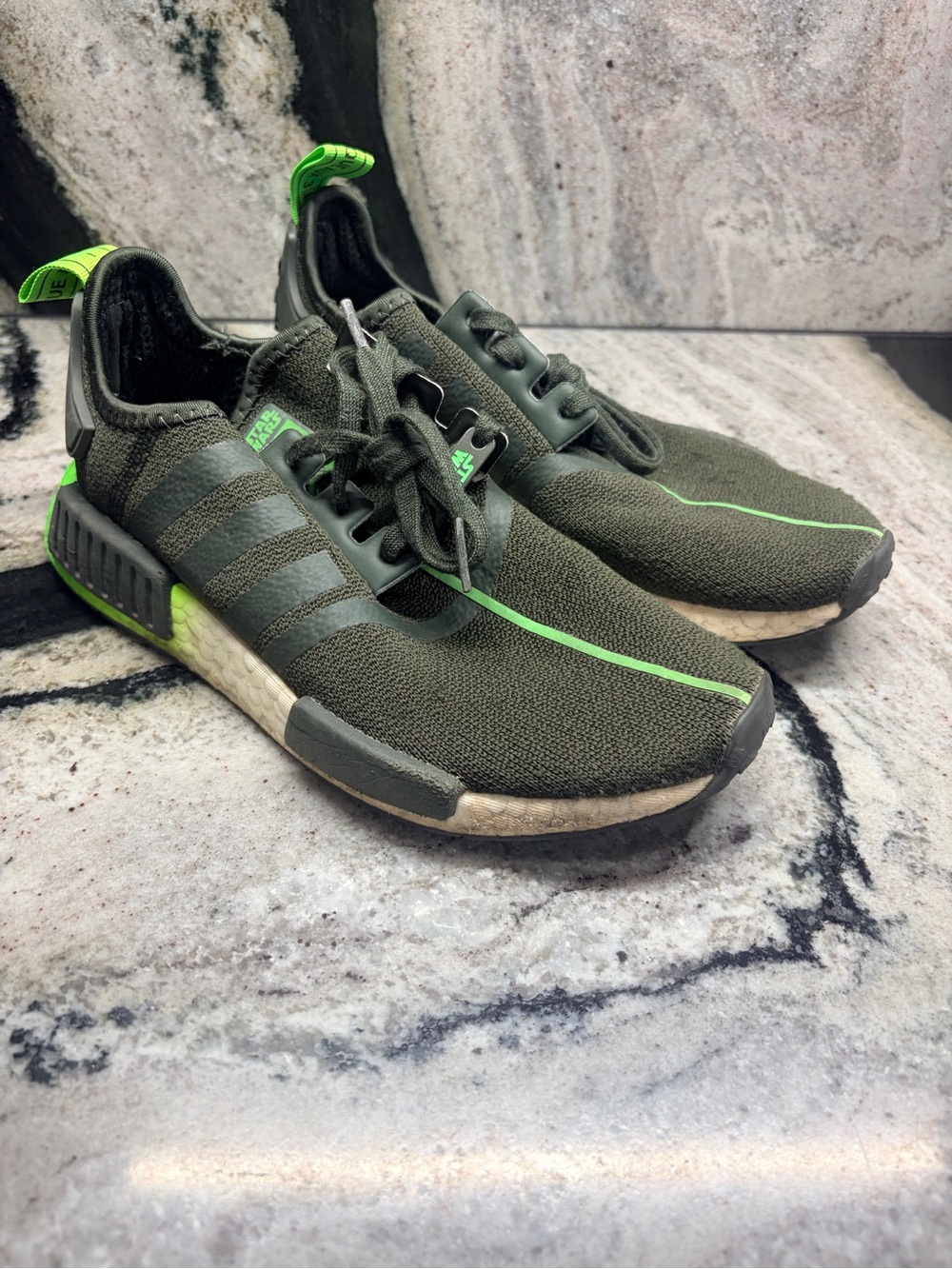 Adidas NMD R1 Star Wars Yoda Sneakers Green FW3941 US 5.5